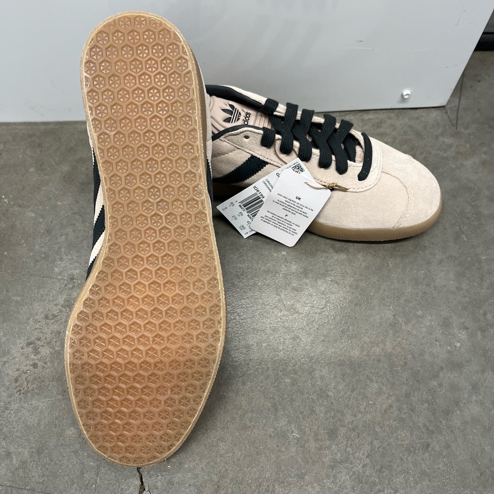 adidas Gazelle Wonder Taupe/Night Indigo Gum Sole - Picture 9 of 9